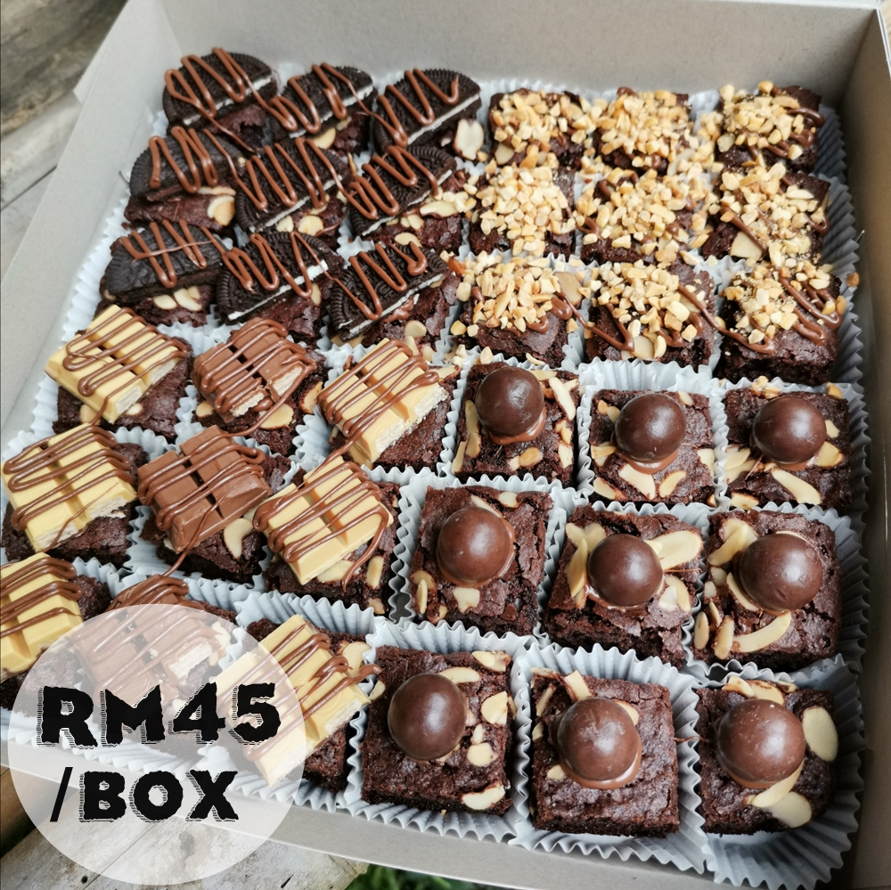 Chocolate & Cookies Mix Brownies Ipoh Cakes