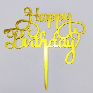 Gold Happy Birthday +RM4.00