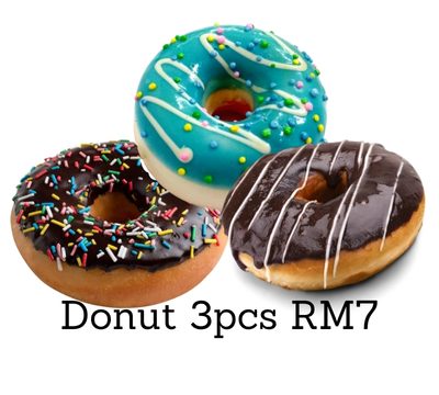 3pcs Misc Donut +RM7.00