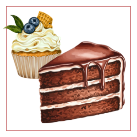 ❤ Slice Cakes & Cupcakes