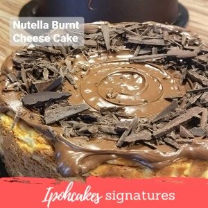 Nutella Burnt Cheese Cake 9"