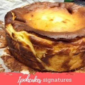 Plain Burnt Cheese Cake 9"