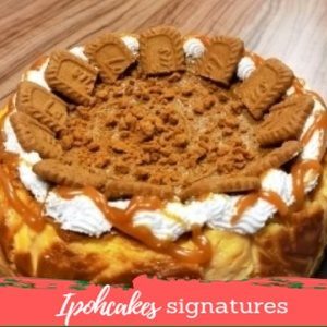 Lotus Biscoff Burnt Cheese Cake 9"
