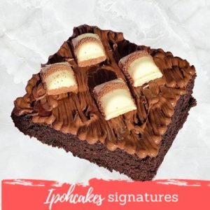 Slice Brownies - Nutella Kinder Bueno 4"