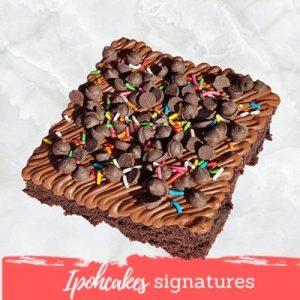Slice Brownies - Nutella Choc Chips 4"