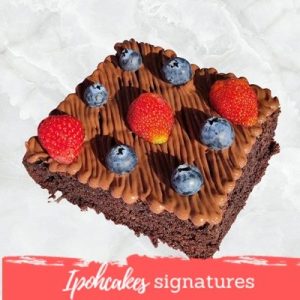 Slice Brownies - Nutella Berries 4"