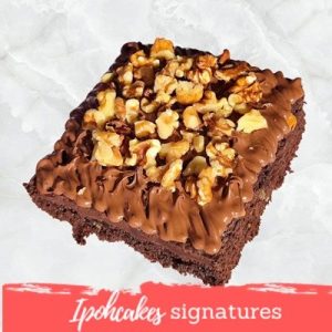 Slice Brownies - Nutella Walnut 4"