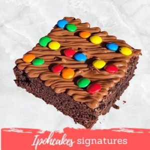 Slice Brownies - Nutella M&M 4"