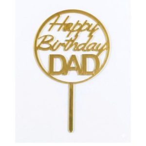 Happy Birthday Dad topper