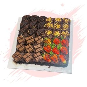 Berries Cookies Mix Brownies 8"