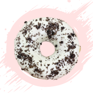 Donuts : White Chocolate Oreo Crushed