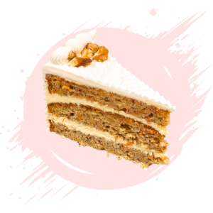 Slice Cake - Carrot Walnut