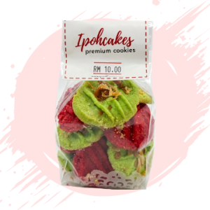Pandan + Red Velvet Mix Cookies