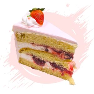 Slice Cake - Vanilla Strawberry