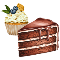 Slice & Cup Cakes