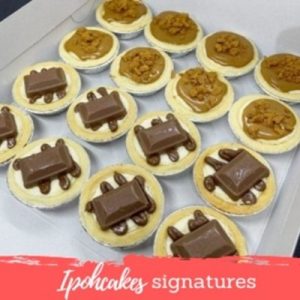 Mix CheeseTart Biscoff & Cadbury (16pcs)
