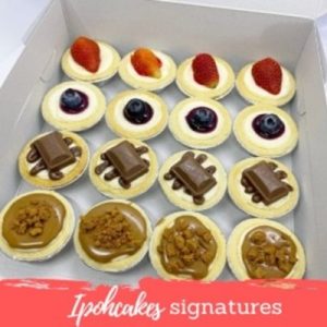 Mix CheeseTart Cadbury, Berries & Biscoff (16pcs)