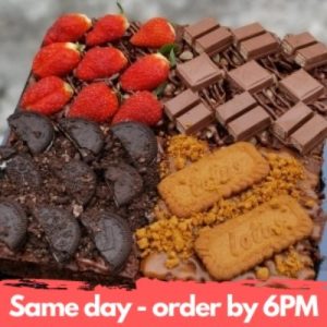 Lotus Biscoff Mix Brownies 8"