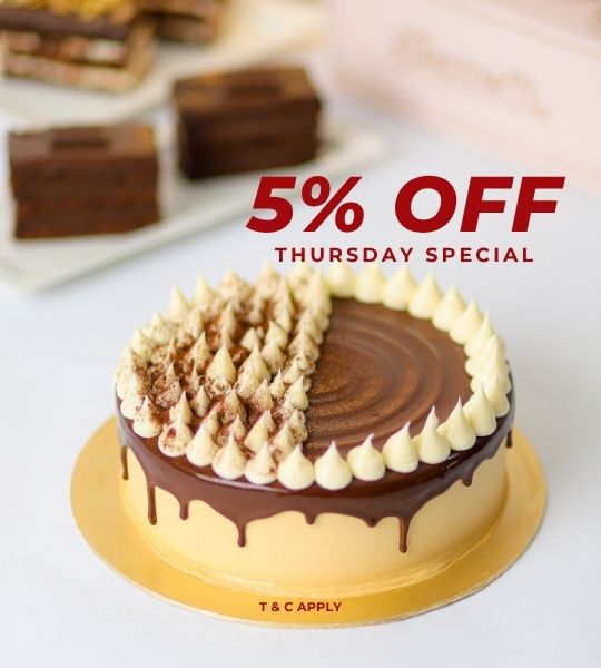 Thursday 5% OFF Special