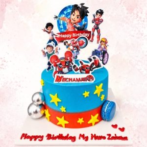 Mechamato Theme Cake Design #2